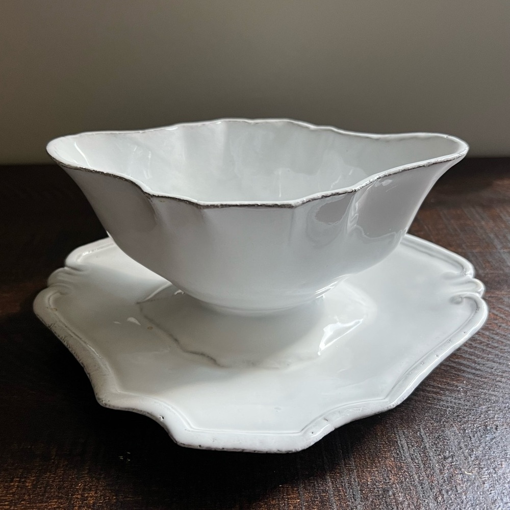 ASTIER de VILLATTE PARIS. 1 Piece Regence Sauce / Gravy Bowl